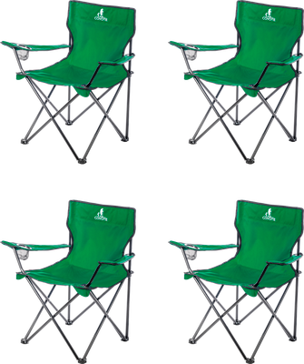 Комплект кресел складных Coyote HKC-1001A (4шт, зеленый) - 