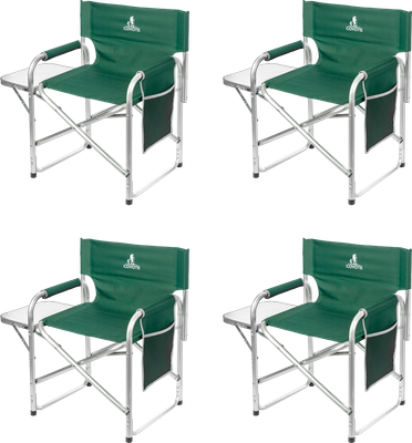 Комплект кресел складных Coyote HKC-1046 (4шт, темно-зеленый) - 