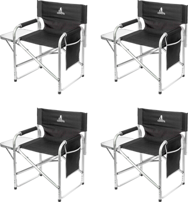 Комплект кресел складных Coyote HKC-1046 (4шт, черный) - 