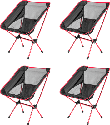 Комплект кресел складных Sundays ZC-CC012-1 (4шт, черный) -
