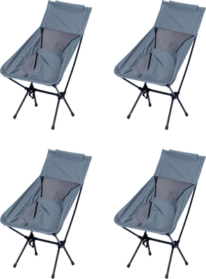 Комплект кресел складных Sundays Для кемпинга / OG2967H (4шт, серый) -