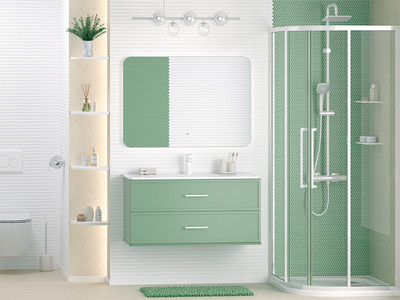 

Тумба с умывальником, Verde 100 / Ver-09100-0102Я+B-OND100-01