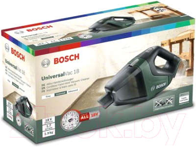 Портативный пылесос Bosch UniversalVac 18 (0.603.3B9.100)