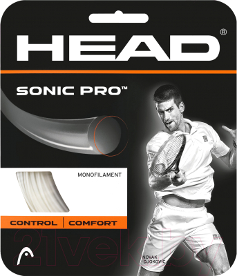 Струна для теннисной ракетки Head Sonic Pro 16 / 281028 (12м, белый)