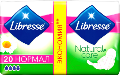 Прокладки гигиенические Libresse Natural Care Normal (20шт)