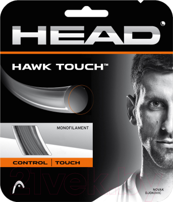 Струна для теннисной ракетки Head Hawk Touch 18 / 281204 (12м, антрацит)