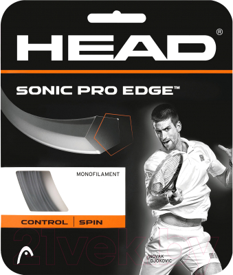 Струна для теннисной ракетки Head Sonic Pro Edge 17 / 285503 (12м, антрацит)