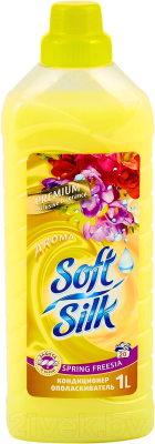 Кондиционер для белья Soft Silk Premium Spring Freesia (1л)