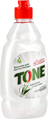 Средство для мытья посуды Clean Tone Алоэ вера с глицерином (450мл)