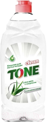 Средство для мытья посуды Clean Tone Алоэ вера с глицерином (675мл)