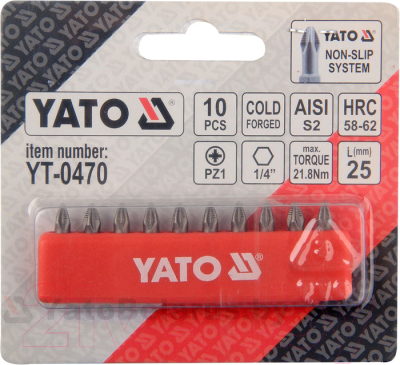 Набор бит Yato YT-0470