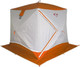 Палатка Пингвин Shelters Призма Премиум 2-слойная 215x215 В95Т1 (белый/оранжевый) -
