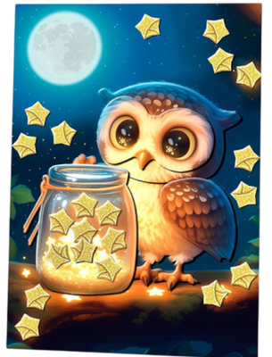 Набор для творчества Школа талантов Объемная аппликация. Милая совушка / 10840576 - 