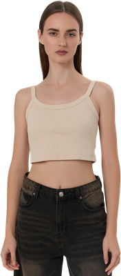 Кроп-топ Mark Formelle 112921 (р.164/170-88-94, экрю) - 