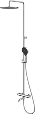 Душевая система со смесителем Whitecross Y1234TOPNIB (брашированный никель) -