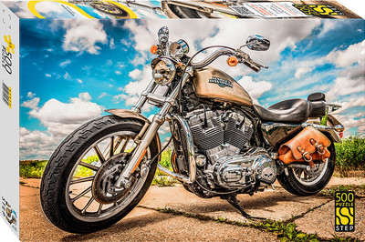 Пазл Step Puzzle Мотоцикл-легенда (500эл) -