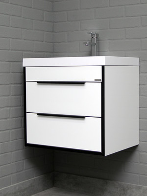 Тумба под умывальник Домино Unit 60 Forta B2 (белый) -