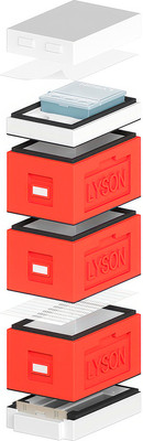 Улей Lyson Рут На 6 Рамок / WDD04RDW (красный/неокрашенный) -