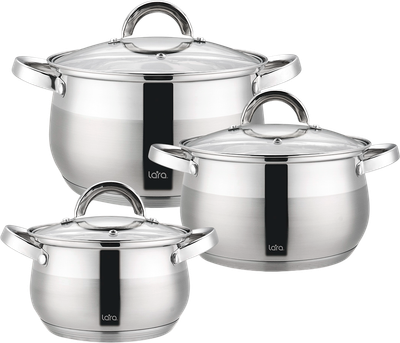 Набор кастрюль Lara Симфония / LR02-136 -