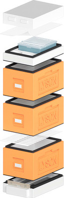 Улей Lyson Рут На 6 Рамок / WDD04ORW (оранжевый/неокрашенный) -