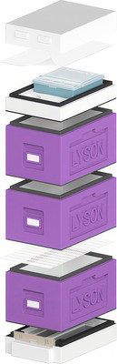 Улей Lyson Рут На 6 Рамок / WDD04PUW (фиолетовый/неокрашенный) -