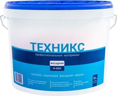 Краска Техникс Фасад ВД-АК-1 Ф-2002 P (15кг, саванна) - 