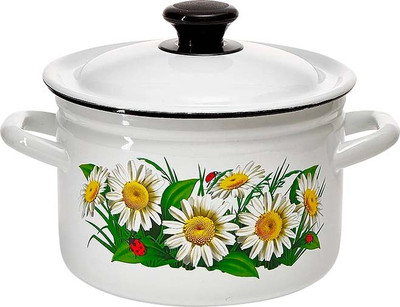 Кастрюля КМЗ 41804-082/6-У4 (белый) - 