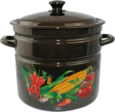 Кастрюля КМЗ Царица полей / 41804-222/6-У2 (коричневый) -