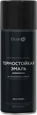 Эмаль Elcon Max Therm термостойкая 700 градусов (520мл, зеленый) - 