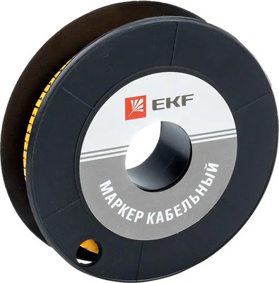 Маркер кабельный EKF PROxima plc-KM-2.5-1 (1000шт) - 