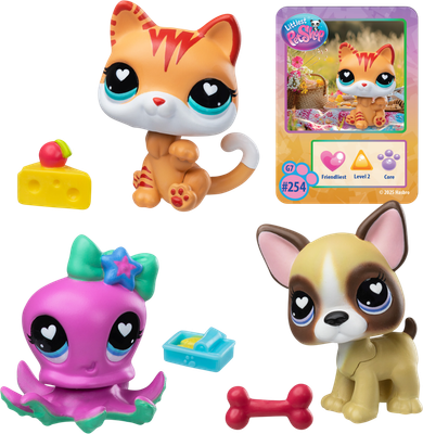 Игровой набор Hasbro Littlest Pet Shop Три друга Веселый пир / 00737_LPS -