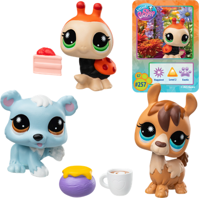 Игровой набор Hasbro Littlest Pet Shop Три друга Сладкоежки / 00738_LPS -