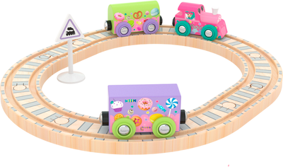 Железная дорога игрушечная Hape J’adore Поезд Принцессы Железные дороги / 832784_HPJ -