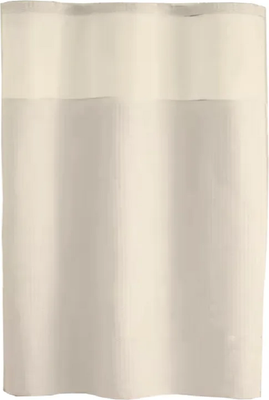 Шторка-занавеска для ванны ILLU 180x180 / LH2431907 (молочная вафля) -