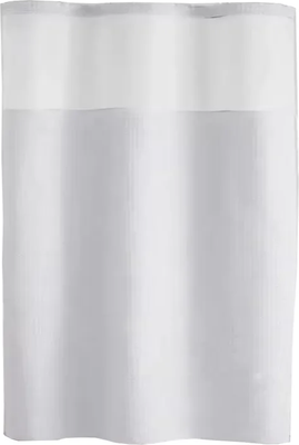 Шторка-занавеска для ванны ILLU 180x180 / LH2431926 (белая вафля) -