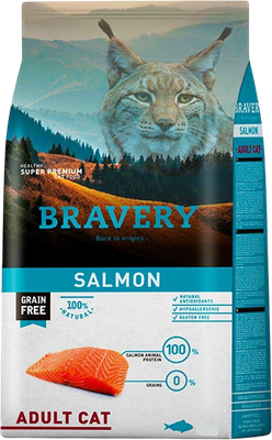 

Сухой корм для кошек, Монопротеиновый беззерновой с лососем