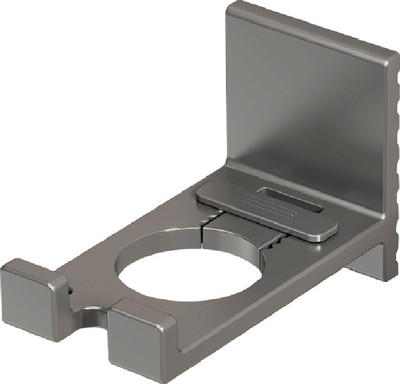 Держатель аксессуаров для ванной ILLU Y2440901 (серый металлик) - 