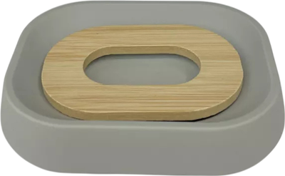 Мыльница ILLU HA254-B (светло-серый) -