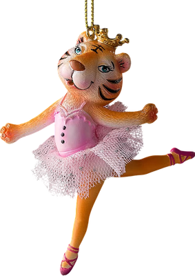

Елочная игрушка, Decor. Тигриный пируэт / 53616