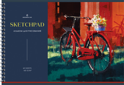 Альбом для рисования Greenwich Line About summer А4 / PS40c-47379 (40л) - 