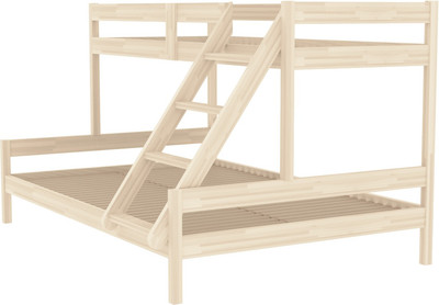 Двухъярусная кровать ФанДОК Ф-136.1-01 90x140/200 (лак) -