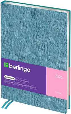 Ежедневник Berlingo Metallic 2026г А5 / DD6_93522  (184л) - 