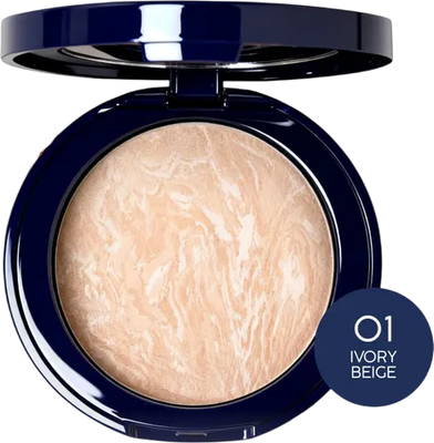 Пудра компактная Ffleur Microsmooth Baked Face Powder тон 01 Ivory Beige -