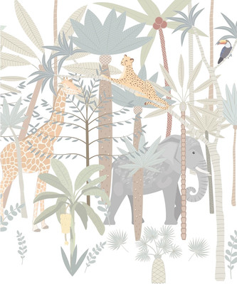 

Фотообои листовые, Джунгли зовут 28