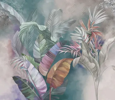 

Фотообои листовые, Знойные тропики 45