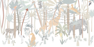 

Фотообои листовые, Джунгли зовут 28