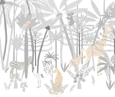 

Фотообои листовые, Джунгли зовут 27