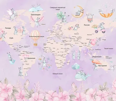 

Фотообои листовые, Детская 465