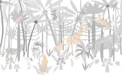 

Фотообои листовые, Джунгли зовут 27