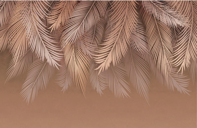 

Фотообои листовые, Пальмовые листья 80